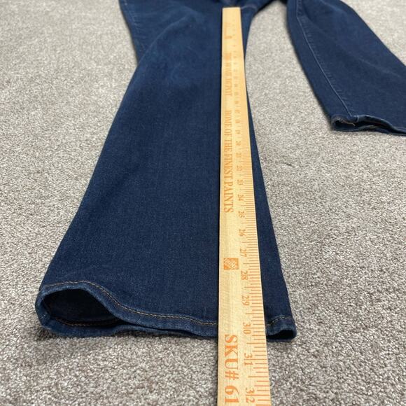 Classic Chicos pullon slim bootcut jeans sz 6R high rise dark wash stretch blue - Picture 11 of 12